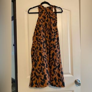 Black and brown dress